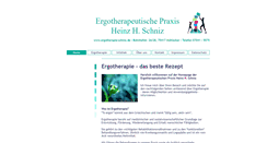 Desktop Screenshot of ergotherapie-schniz.de