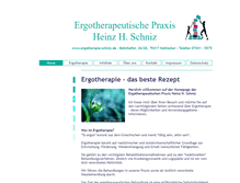 Tablet Screenshot of ergotherapie-schniz.de